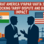 bharat america vyapar varta 2025: рднрд╛рд░рдд рдФрд░ рдЕрдореЗрд░рд┐рдХрд╛ рдХреЗ рдЭрдВрдбреЛрдВ рдХреЗ рд╕рд╛рде рд╡реНрдпрд╛рдкрд╛рд░ рд╡рд╛рд░реНрддрд╛ рдХрд╛ рдкреНрд░рддреАрдХрд╛рддреНрдордХ рдЪрд┐рддреНрд░, рдЬрд┐рд╕рдореЗрдВ рдХрдВрдЯреЗрдирд░, рд╡реНрдпрд╛рдкрд╛рд░ рдЧреНрд░рд╛рдл рдФрд░ рджреЛ рд▓реЛрдЧреЛрдВ рдХреА рдмрд╛рддрдЪреАрдд рджрд░реНрд╢рд╛рдИ рдЧрдИ рд╣реИред